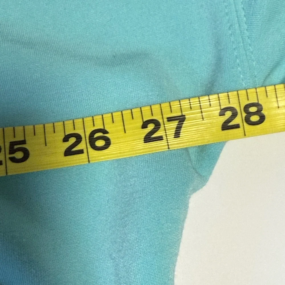 Simply Southern Sea Cropped Hoodie Large Ice Blue Coastal Cowgirl - Picture 6 of 10